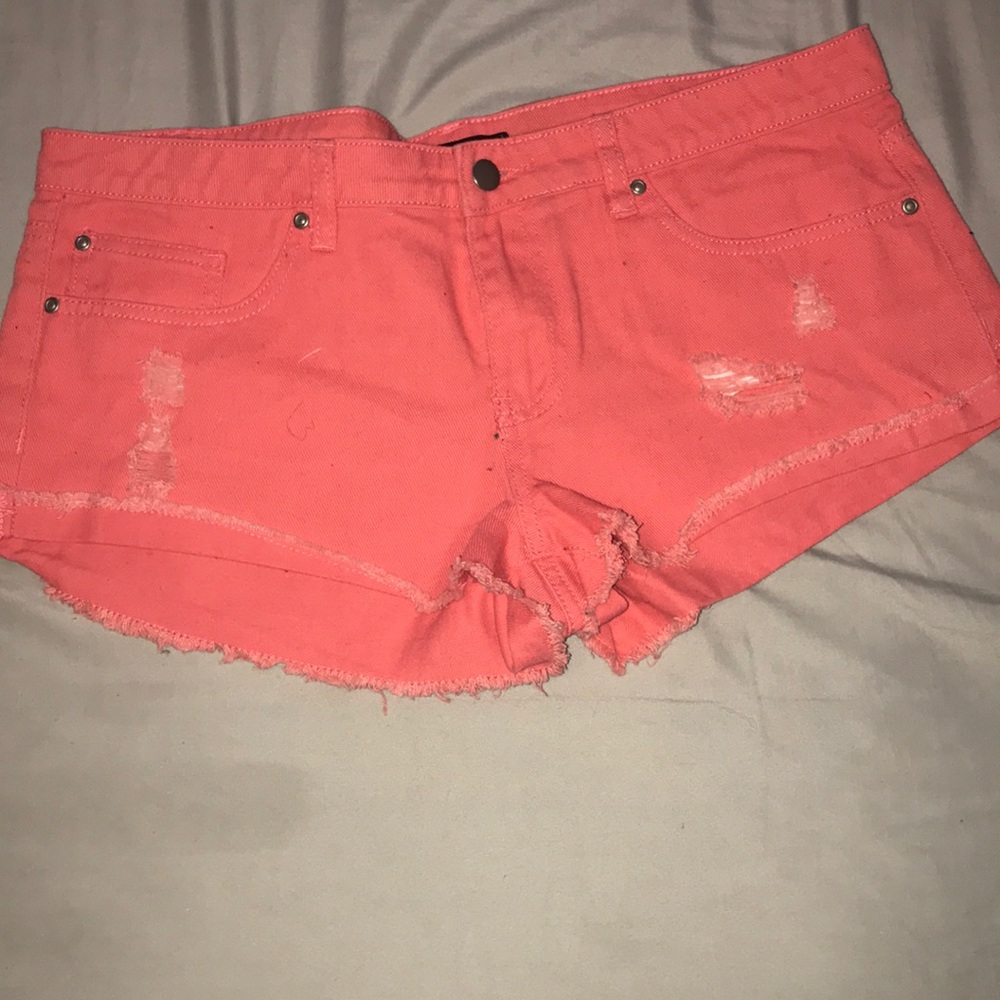 Orange forever 21 shorts